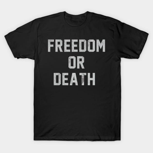 Freedom or death - Lester Bangs T-Shirt by GuitarManArts